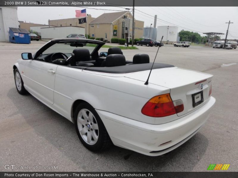 Alpine White / Black 2000 BMW 3 Series 323i Convertible