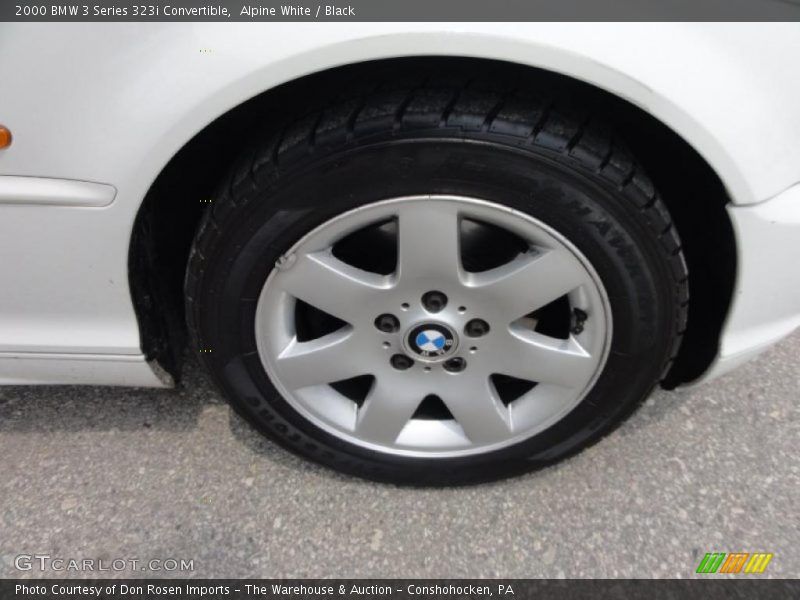 Alpine White / Black 2000 BMW 3 Series 323i Convertible