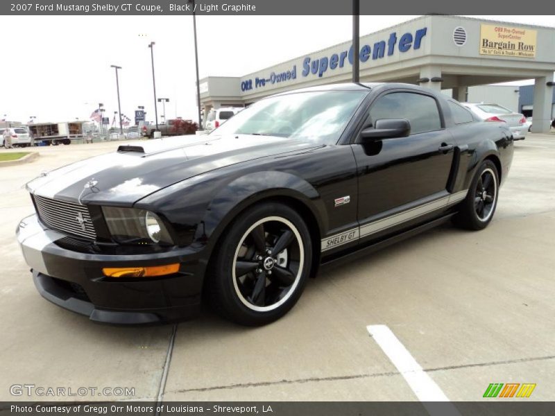 Black / Light Graphite 2007 Ford Mustang Shelby GT Coupe