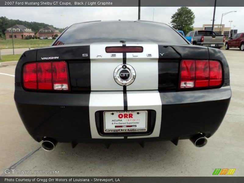 Black / Light Graphite 2007 Ford Mustang Shelby GT Coupe