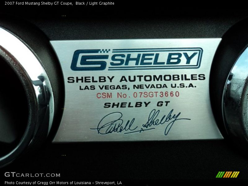  2007 Mustang Shelby GT Coupe Logo