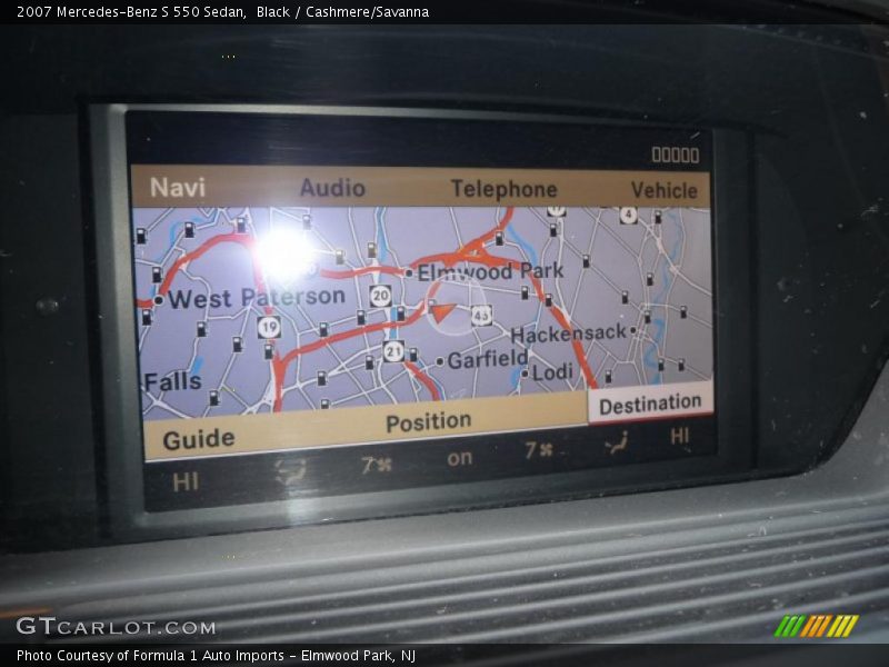 Black / Cashmere/Savanna 2007 Mercedes-Benz S 550 Sedan