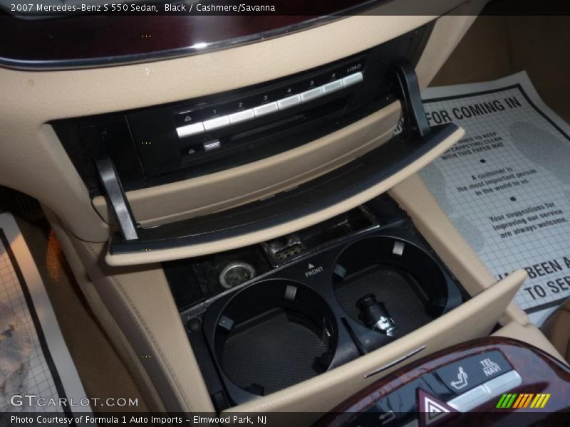 Black / Cashmere/Savanna 2007 Mercedes-Benz S 550 Sedan