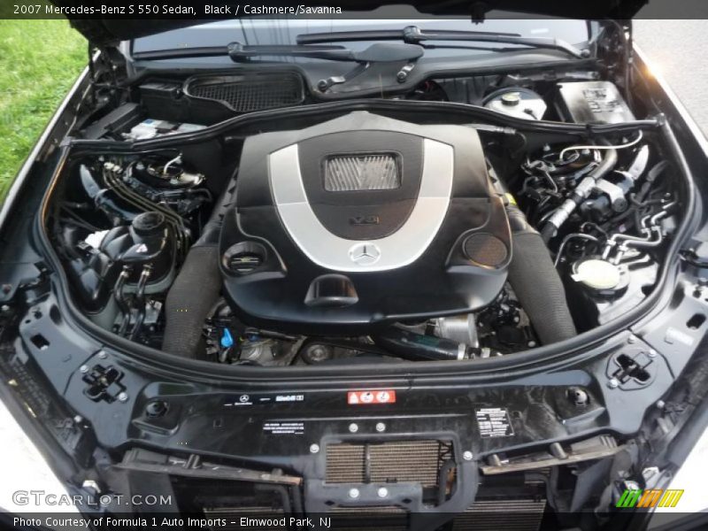 Black / Cashmere/Savanna 2007 Mercedes-Benz S 550 Sedan