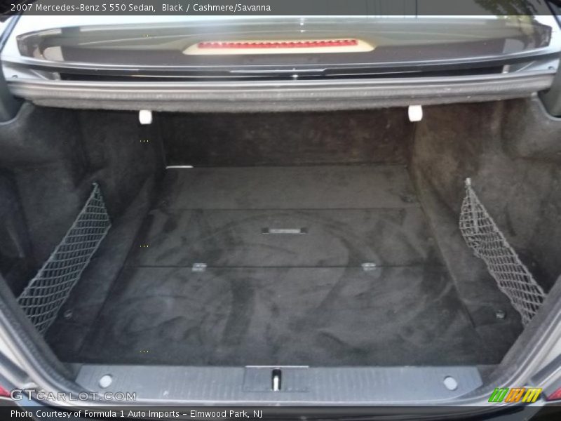 Black / Cashmere/Savanna 2007 Mercedes-Benz S 550 Sedan