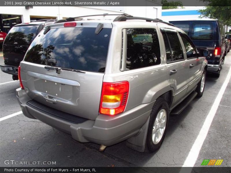 Silverstone Metallic / Agate 2001 Jeep Grand Cherokee Laredo 4x4