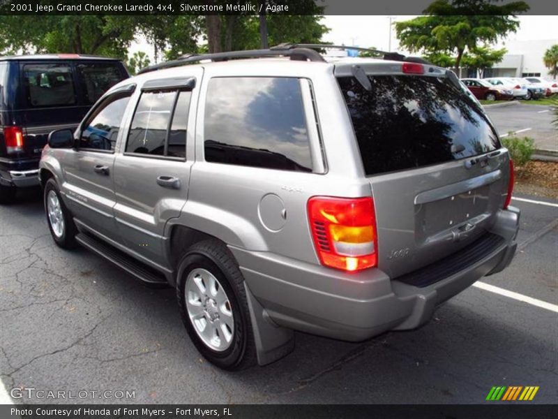 Silverstone Metallic / Agate 2001 Jeep Grand Cherokee Laredo 4x4