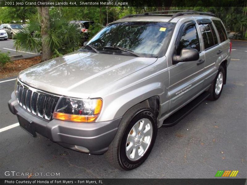 Silverstone Metallic / Agate 2001 Jeep Grand Cherokee Laredo 4x4
