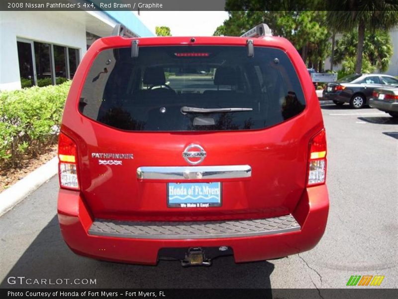 Red Brawn / Graphite 2008 Nissan Pathfinder S 4x4