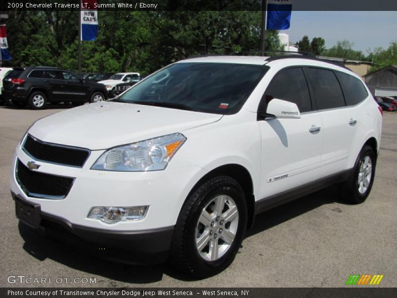 Summit White / Ebony 2009 Chevrolet Traverse LT