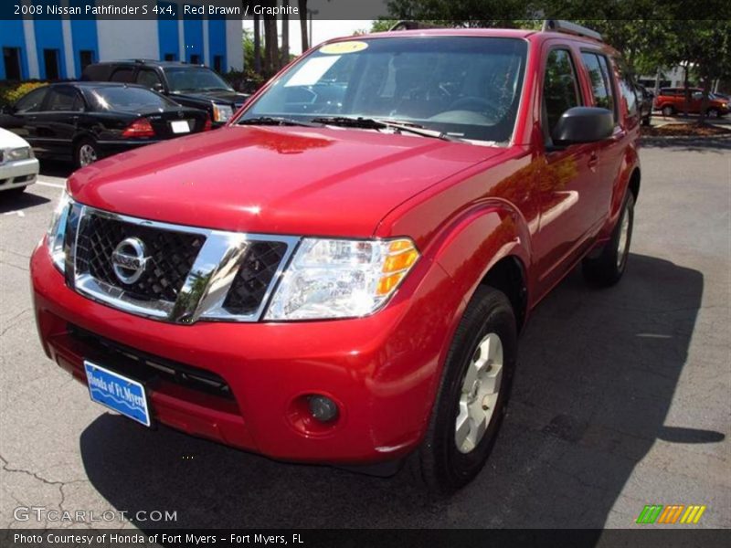 Red Brawn / Graphite 2008 Nissan Pathfinder S 4x4