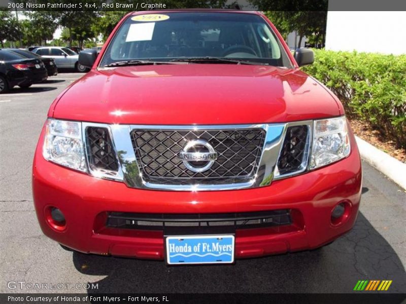 Red Brawn / Graphite 2008 Nissan Pathfinder S 4x4