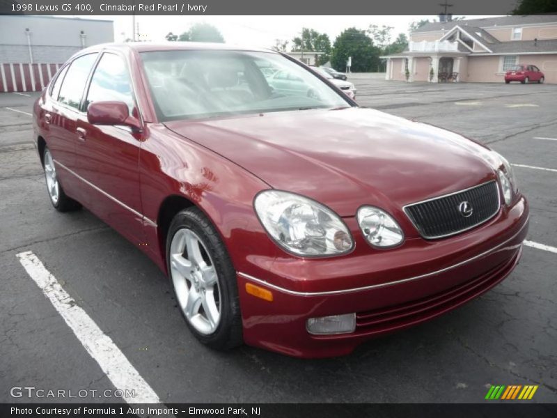 Cinnabar Red Pearl / Ivory 1998 Lexus GS 400