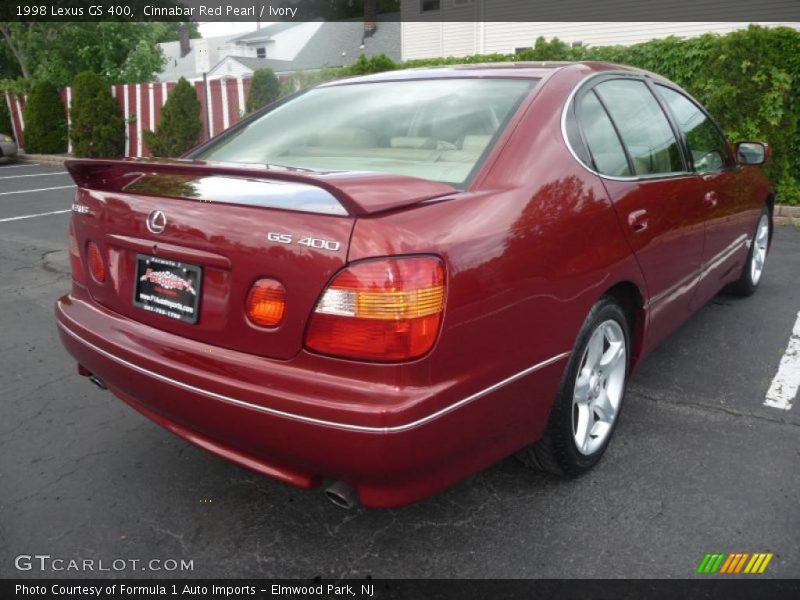 Cinnabar Red Pearl / Ivory 1998 Lexus GS 400