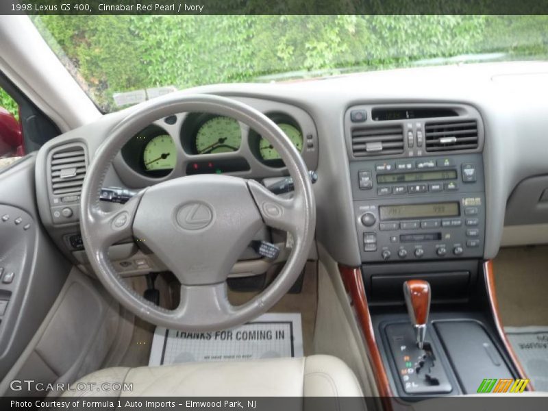Cinnabar Red Pearl / Ivory 1998 Lexus GS 400
