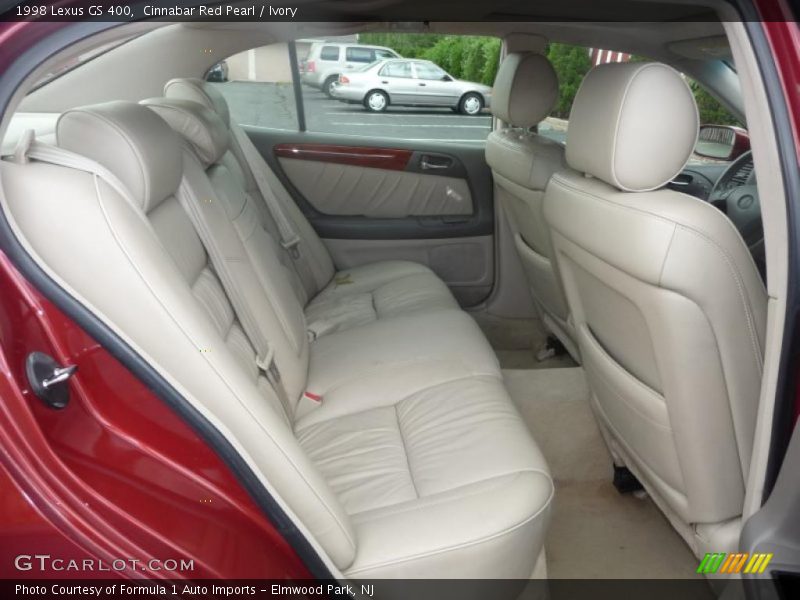 Cinnabar Red Pearl / Ivory 1998 Lexus GS 400