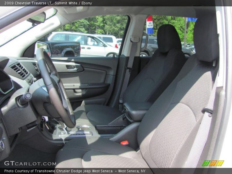 Summit White / Ebony 2009 Chevrolet Traverse LT