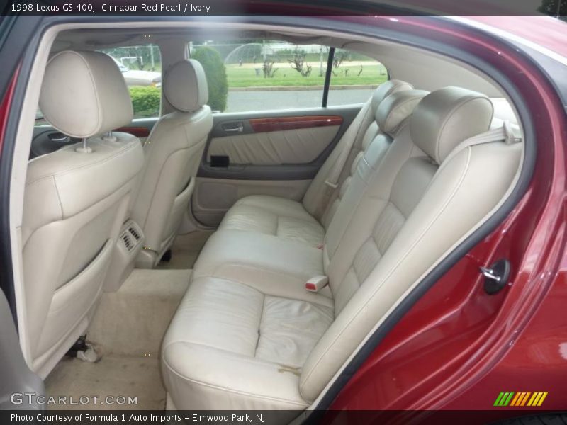Cinnabar Red Pearl / Ivory 1998 Lexus GS 400