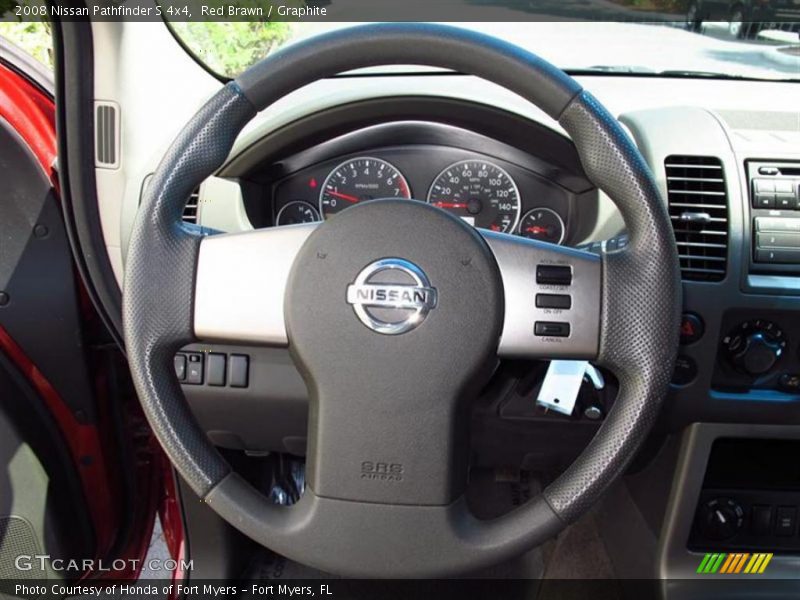 Red Brawn / Graphite 2008 Nissan Pathfinder S 4x4