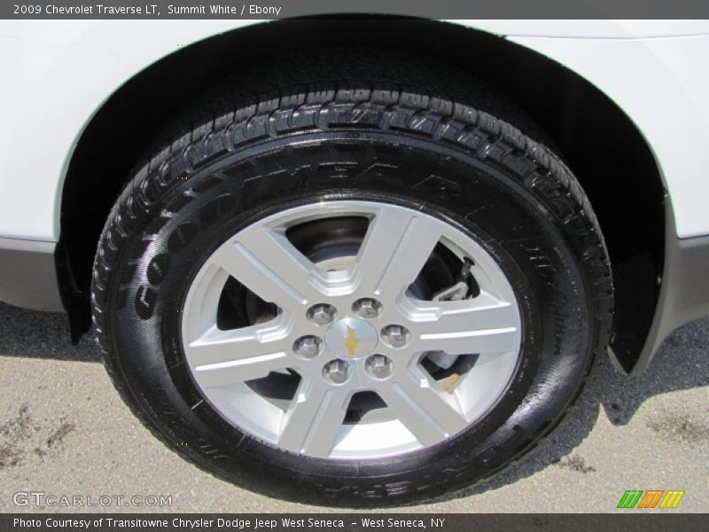 Summit White / Ebony 2009 Chevrolet Traverse LT