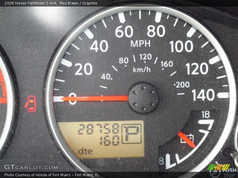 Red Brawn / Graphite 2008 Nissan Pathfinder S 4x4