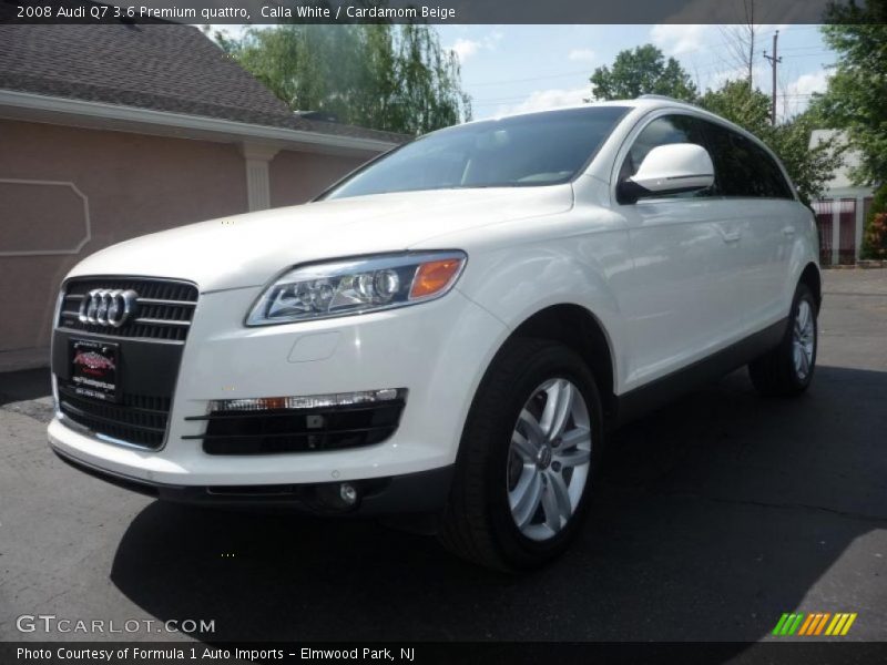 Calla White / Cardamom Beige 2008 Audi Q7 3.6 Premium quattro