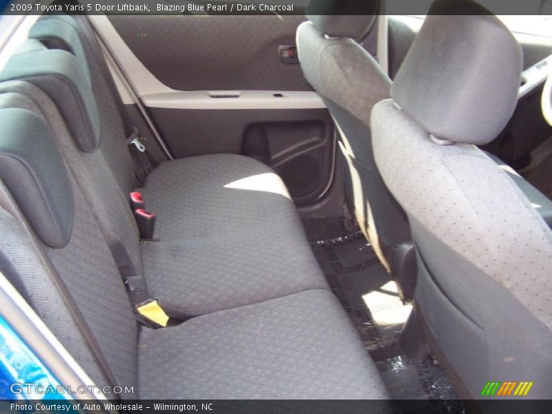 Blazing Blue Pearl / Dark Charcoal 2009 Toyota Yaris 5 Door Liftback