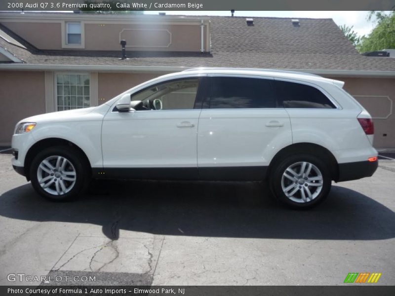 Calla White / Cardamom Beige 2008 Audi Q7 3.6 Premium quattro