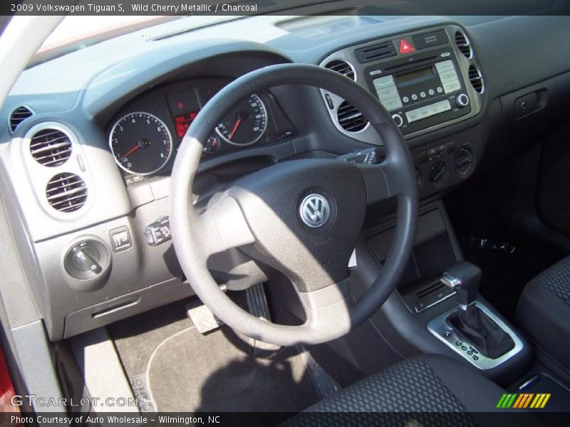 Wild Cherry Metallic / Charcoal 2009 Volkswagen Tiguan S