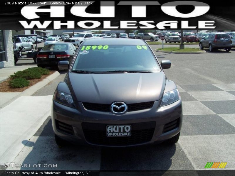 Galaxy Gray Mica / Black 2009 Mazda CX-7 Sport