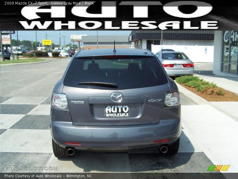 Galaxy Gray Mica / Black 2009 Mazda CX-7 Sport