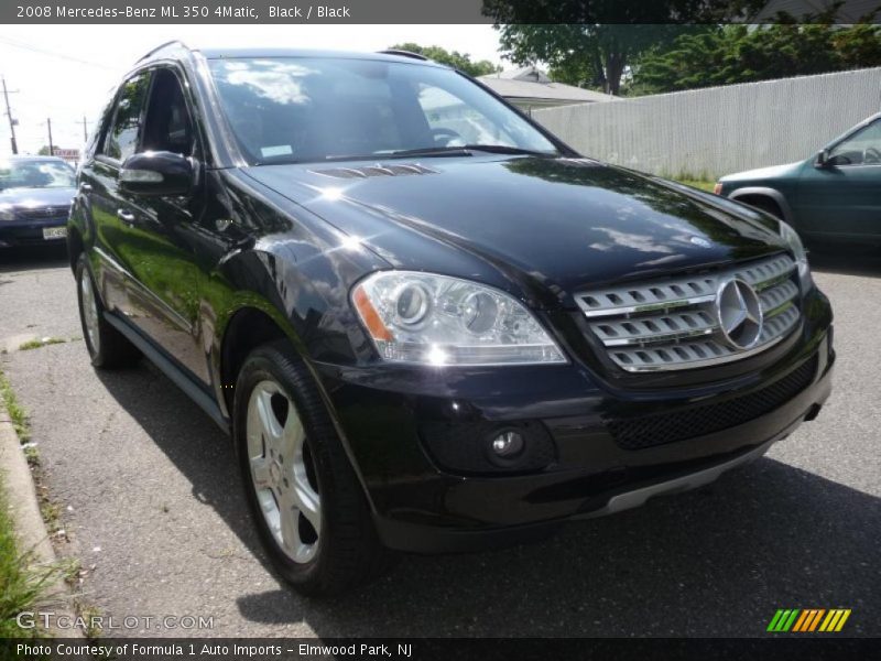 Black / Black 2008 Mercedes-Benz ML 350 4Matic