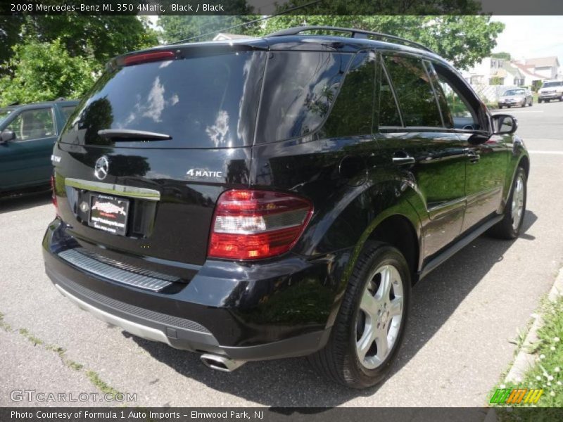Black / Black 2008 Mercedes-Benz ML 350 4Matic