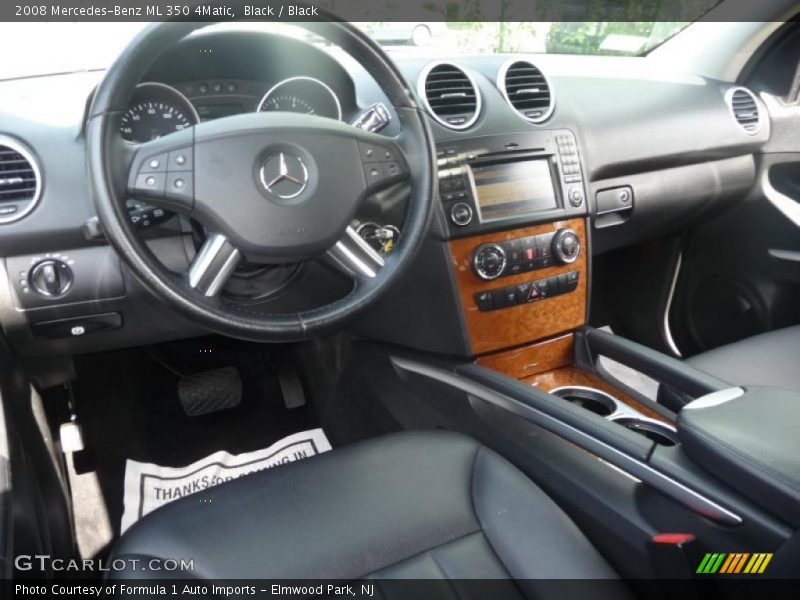Black / Black 2008 Mercedes-Benz ML 350 4Matic