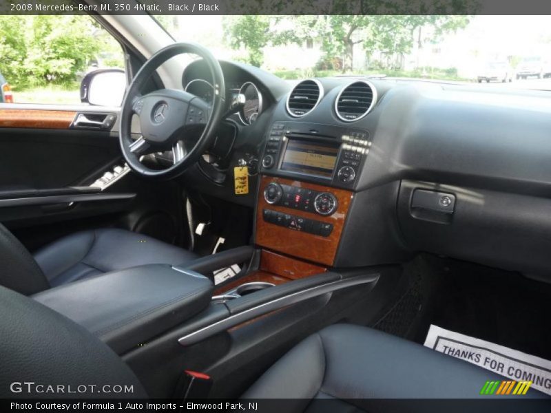 Black / Black 2008 Mercedes-Benz ML 350 4Matic