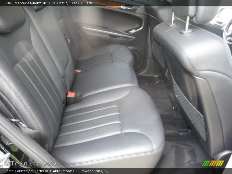 Black / Black 2008 Mercedes-Benz ML 350 4Matic