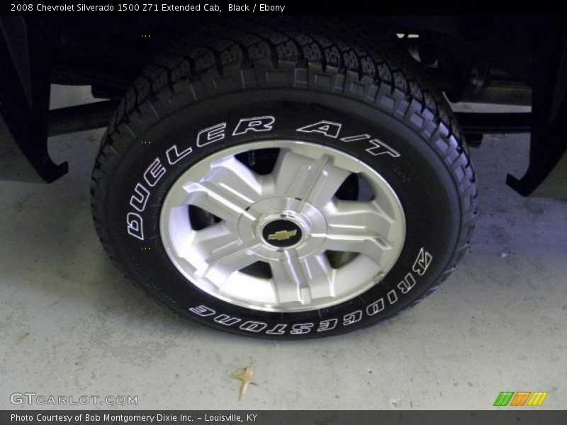 Black / Ebony 2008 Chevrolet Silverado 1500 Z71 Extended Cab