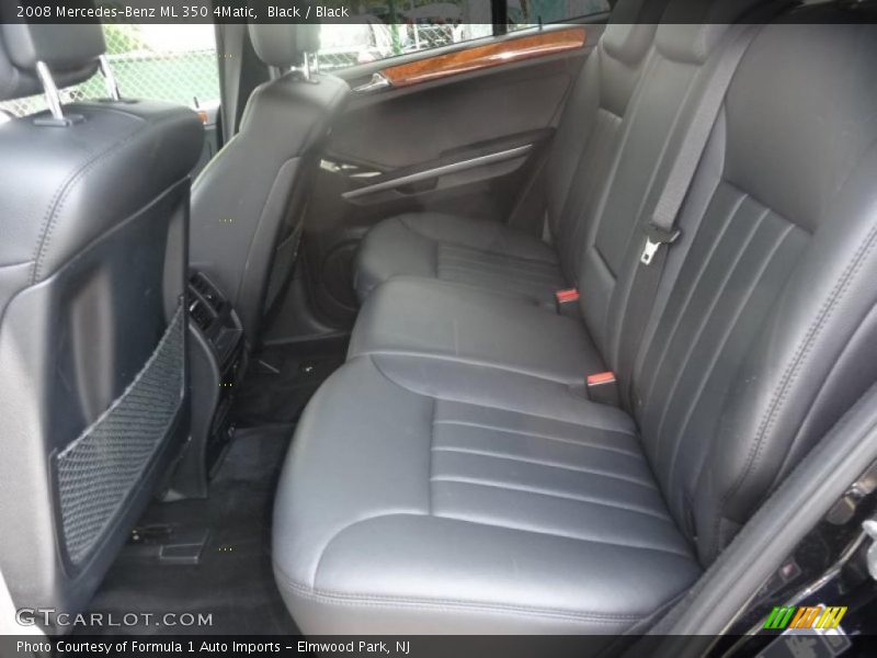 Black / Black 2008 Mercedes-Benz ML 350 4Matic