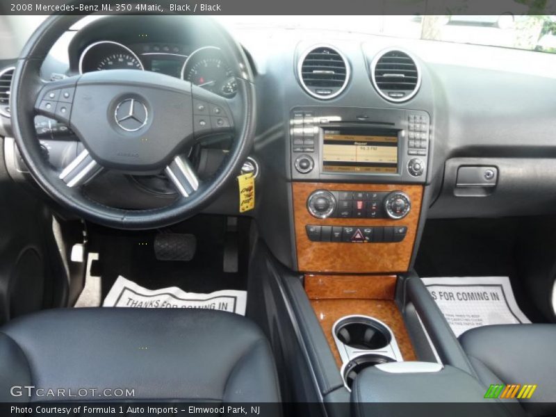Black / Black 2008 Mercedes-Benz ML 350 4Matic