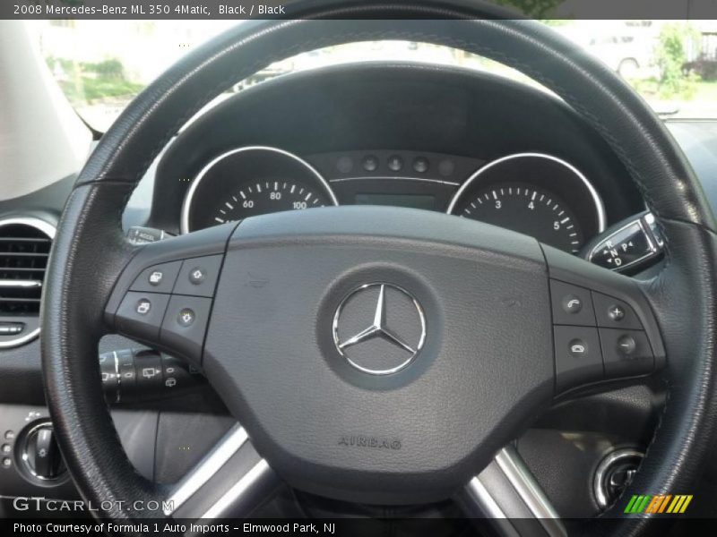 Black / Black 2008 Mercedes-Benz ML 350 4Matic
