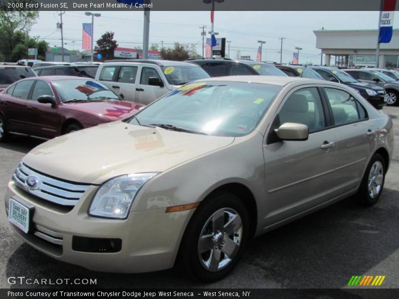 Dune Pearl Metallic / Camel 2008 Ford Fusion SE