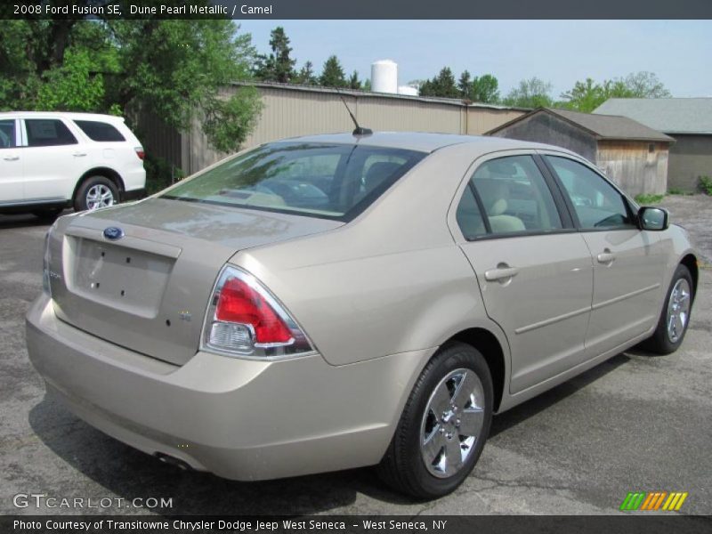 Dune Pearl Metallic / Camel 2008 Ford Fusion SE