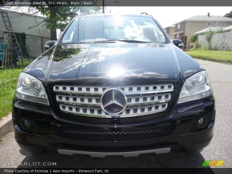 Black / Black 2008 Mercedes-Benz ML 350 4Matic