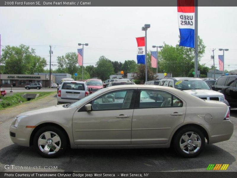 Dune Pearl Metallic / Camel 2008 Ford Fusion SE