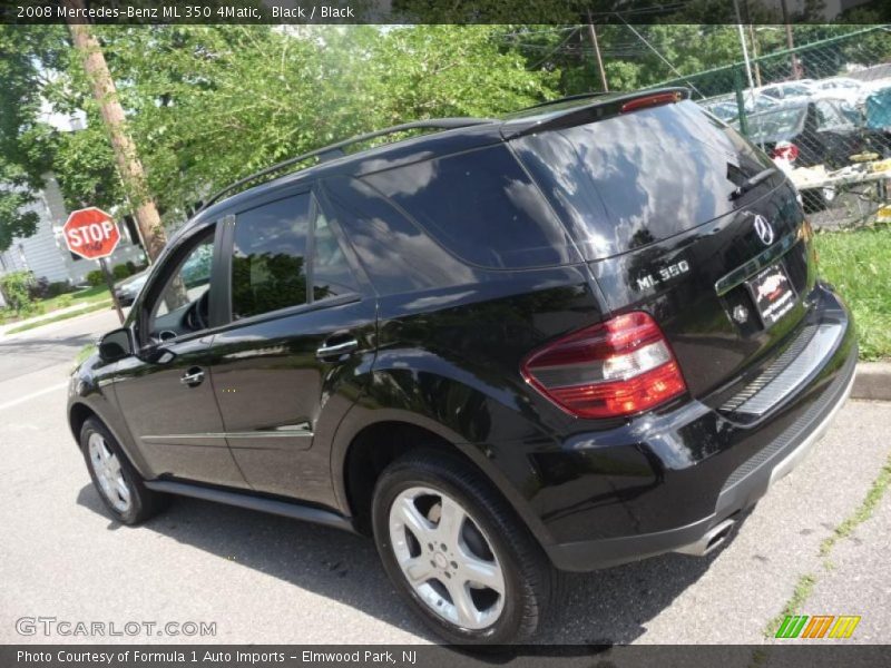 Black / Black 2008 Mercedes-Benz ML 350 4Matic