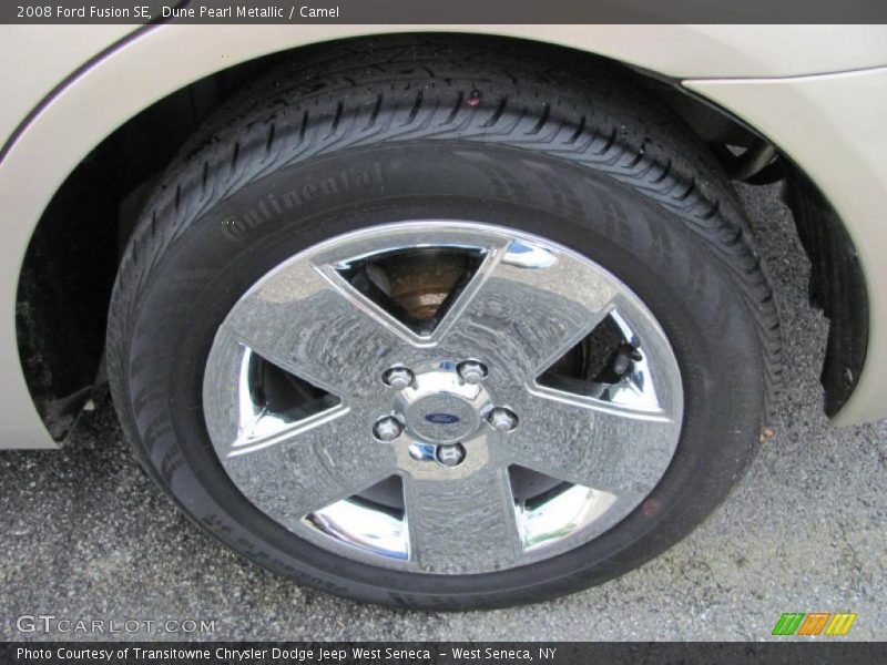 Dune Pearl Metallic / Camel 2008 Ford Fusion SE