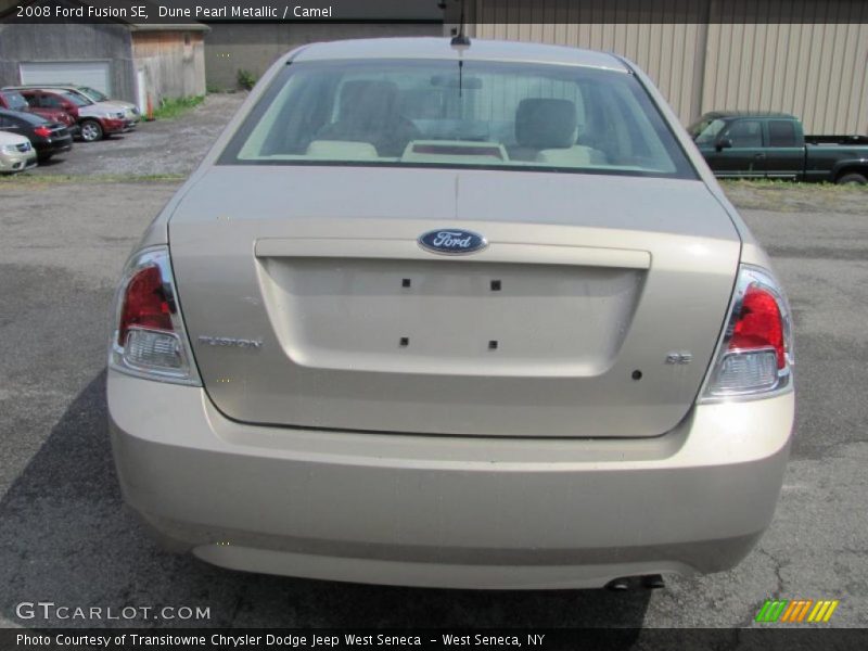 Dune Pearl Metallic / Camel 2008 Ford Fusion SE