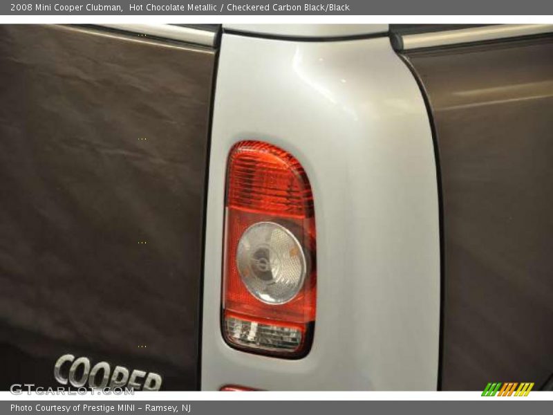 Hot Chocolate Metallic / Checkered Carbon Black/Black 2008 Mini Cooper Clubman