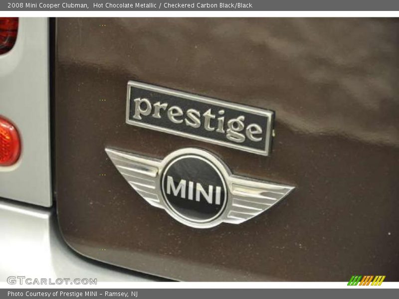 Hot Chocolate Metallic / Checkered Carbon Black/Black 2008 Mini Cooper Clubman