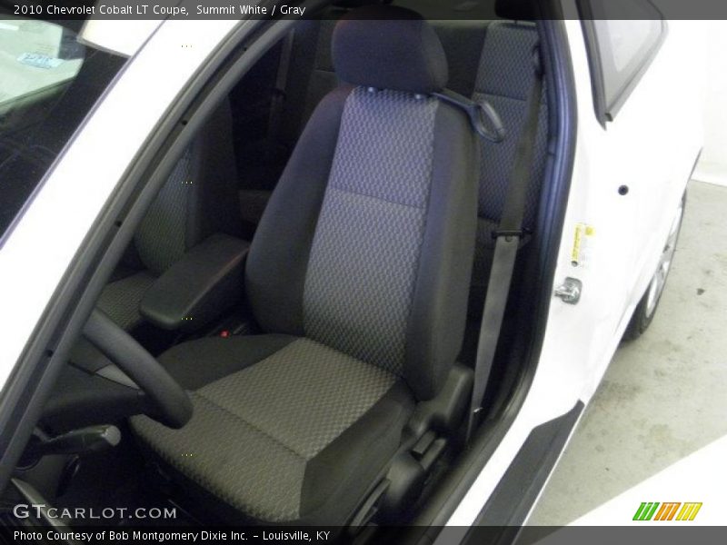 Summit White / Gray 2010 Chevrolet Cobalt LT Coupe